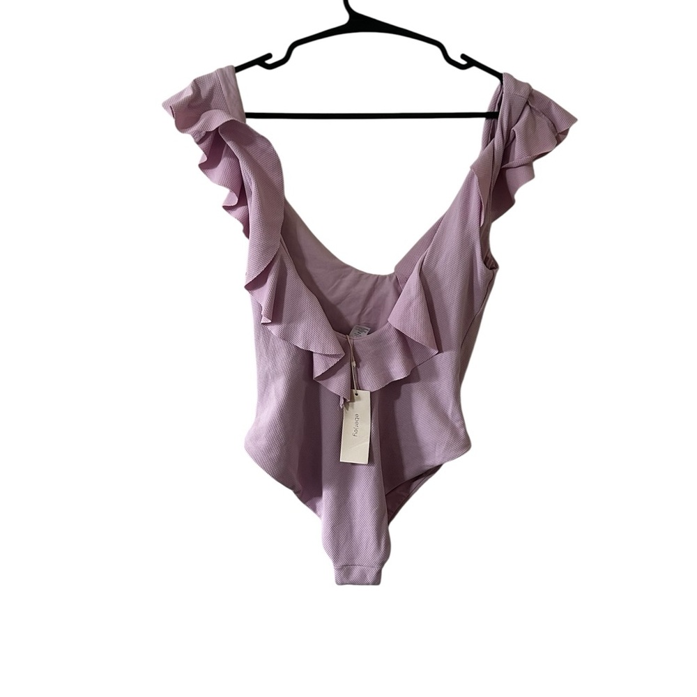 Ruffled Lavender  Eberjey Bodysuit